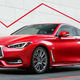 Infiniti Q60 Red Sport (with sad chart hat)
